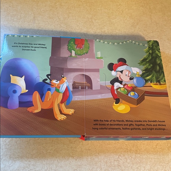 My Busy Books Disney Mickey & Friends Christmas 6 Ornaments 4 Figures & Playmat - Picture 2 of 5